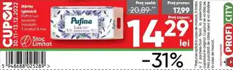 PROFI Pufina Lux Hărtie Igienică lavandă / trandofri 3 straturi 8 role Ofertă