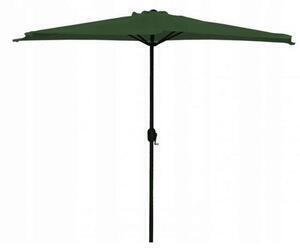 Favi Umbrela balcon/terasa, semirotunda, verde, 270 cm Ofertă