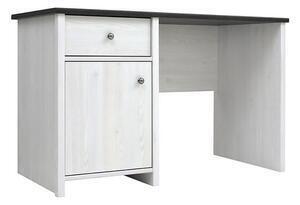 Favi Birou porto cu sertar si usa, stejar zada sibiu, 120x56.5x74.5 cm Ofertă
