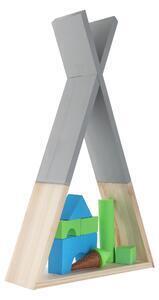 Favi Raft pentru copii, gri / natural, joli Ofertă