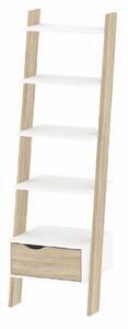 Favi Etajeră cu sertar, stejar sonoma/alb, oslo 75385 Ofertă