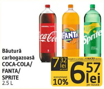 Supeco Băutură carbogazoasă Coca-Cola / Fanta / Sprite 2.5 L Ofertă