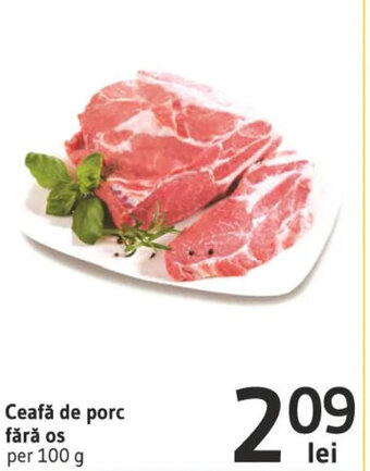Supeco Ceafă de porc fără os per 100 g Ofertă