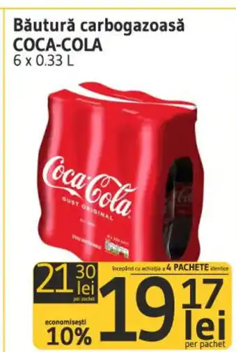 Supeco Coca-Cola Băutură carbogazoasă 6 x 0,33 L Ofertă