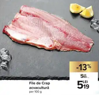 Carrefour File de Crap acvacultură per 100 g Ofertă