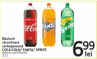 Supeco Băutură răcoritoare carbogazoasă Coca-Cola / Fanta / Sprite diverse sortimente 2.5 L Ofertă