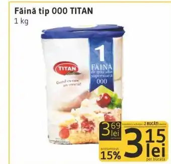 Titan Făină tip 000 1 kg