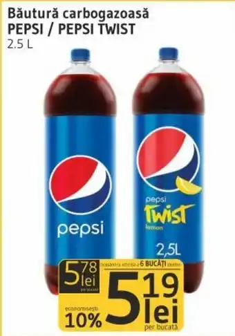 Supeco Băutură carbogazoasă Pepsi / Pepsi Twist 2.5 L Ofertă