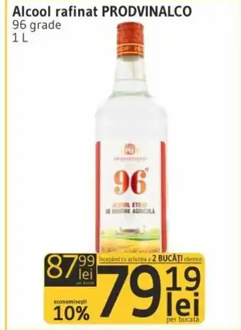 Prodvinalco Alcool rafinat 96 grade 1L