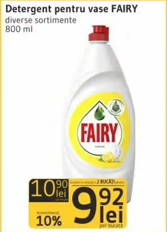 Supeco Fairy Deterfent pentru vase diverse sortimente 800 ml Ofertă