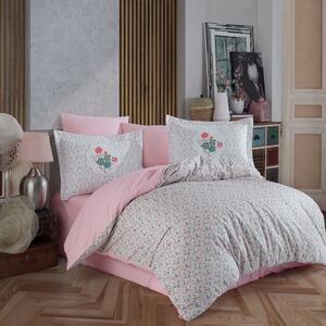 Favi Lenjerie de pat poplin percale, hobby home, lisa v2 salmon Ofertă