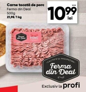 PROFI Ferma din Deal Carne tocată de porc 500 g Ofertă