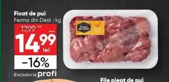 PROFI Ferma din Deal Ficat de pui 1 kg Ofertă