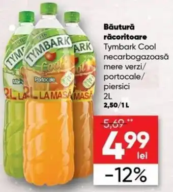 Tymbark Băutură răcoritoare Cool necarbogazoasă mere verzi / portocale / piersici 2L