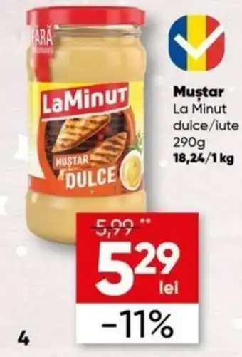 PROFI La Minut dulce / iute Muștar 290 g Ofertă