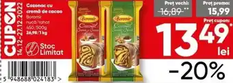 PROFI Boromir nucă / rahat 450 / 500 g Cozonac cu cremă de cacao Ofertă