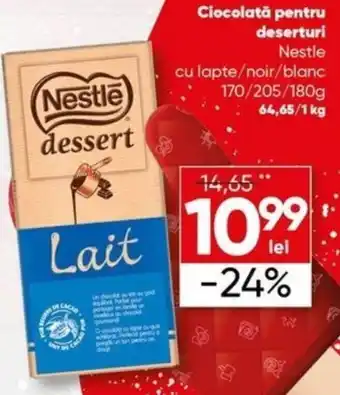 PROFI Nestle cu lapte / noir / blanc 170 / 205 / 180 g Ciocolată pentru deserturi Ofertă