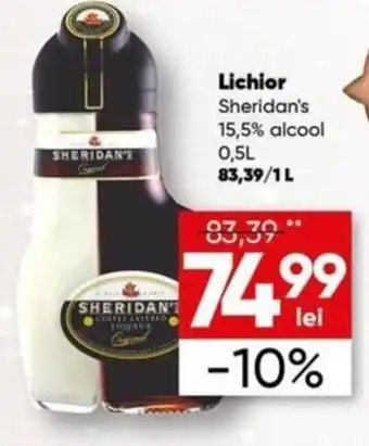 PROFI Sheridan's Lichior 15,5% alcool 0,5 L Ofertă