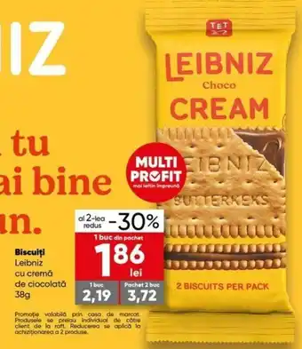 PROFI Leibniz cu cremă de ciocolată Biscuiți 38 g Ofertă