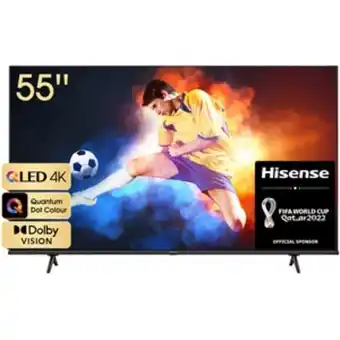 Televizor qled smart hisense 55e7hq, ultra hd 4k, hdr 10+, 139cm