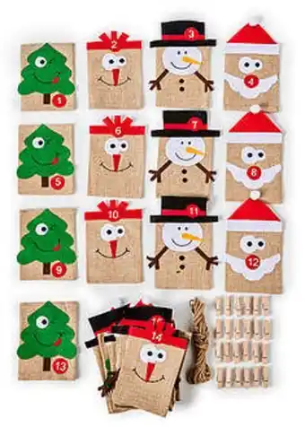 Bonprix Calendar advent cu clipsuri Ofertă
