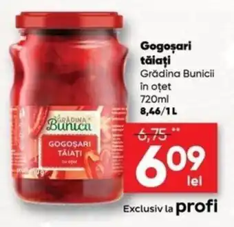PROFI Grădina Bunicii în oțet Gogoșari tăiați Ofertă