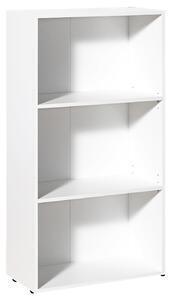 Favi Biblioteca cu 3 rafturi vela, alb, 115 cm Ofertă