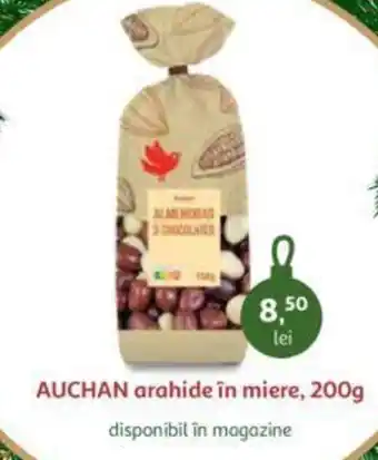 Auchan Auchan arahide în miere 200 g Ofertă