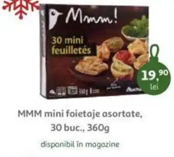 Auchan MMM mini foieaje asortate, 30 buc. 360 g Ofertă