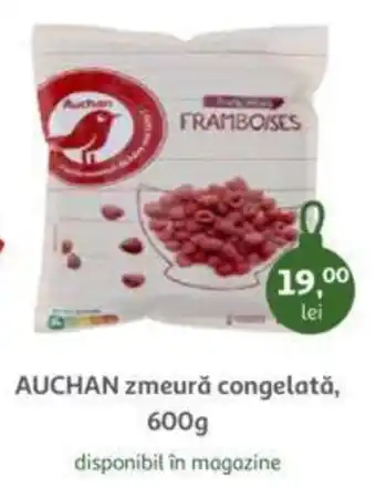 Auchan Auchan zmeură congelată 600 g Ofertă