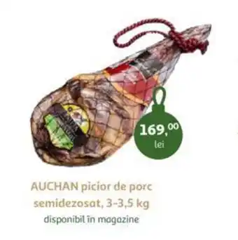 Auchan Auchan picior de porc semidezosat 3-3,5 kg Ofertă