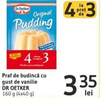Supeco Dr Oetker Praf de budincă cu gust de vanilie 160 g ( 4 x 40g ) Ofertă