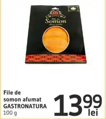 Gastronatura File de somon afumat 100 g