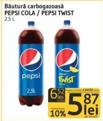 Supeco Băutură carbogazoasă Pepsi cola / Pepsi twist Ofertă