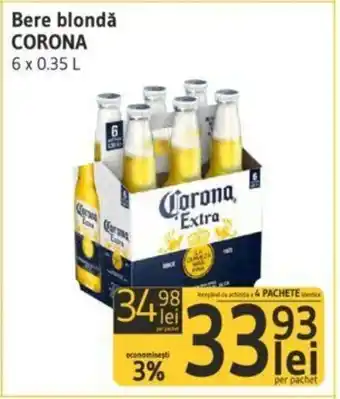 Corona Bere blondă 6 x 0.35 L