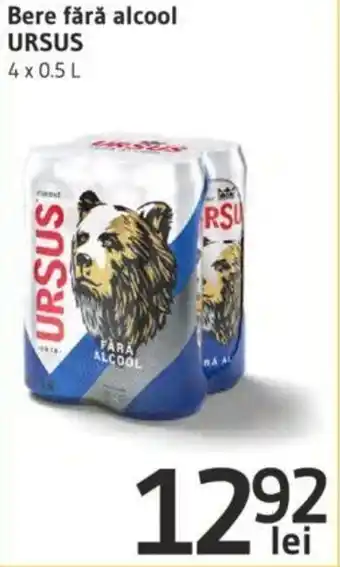 Supeco Ursus Bere fără alcool 4 x 0,5L Ofertă