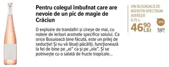 Carrefour Vin Busuioacă de bohotin spectrum averești 0.75 L Ofertă