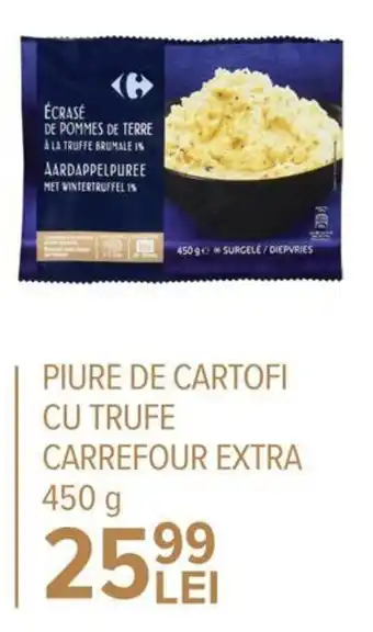 Carrefour Carrefour Extra piure de cartofi cu trufe 450 g Ofertă