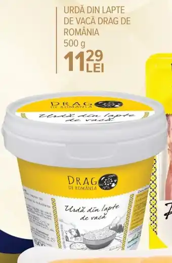 Carrefour Drag de romănia Urdă din Lapte de vacă 500 g Ofertă