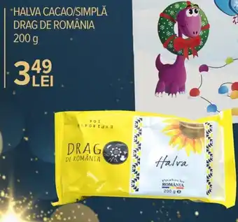 Carrefour Halva cacao/simplă drag de românia 200 g Ofertă