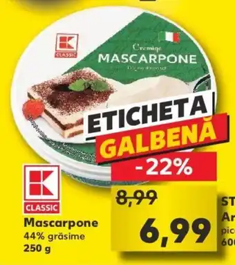 Mascarpone 44% grăsime 250 g