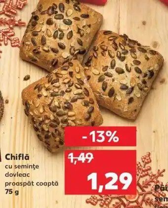 Kaufland Chiflă cu semințe dovleac proaspăt coaptă 75 g Ofertă