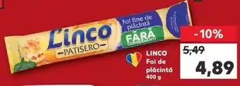 Kaufland Linco Foi de plăcintă 400 g Ofertă