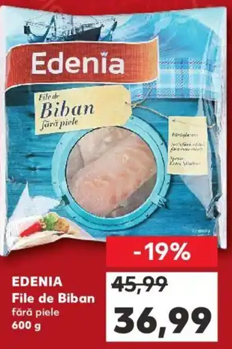 Kaufland Edenia File de Biban fără piele 600 g Ofertă