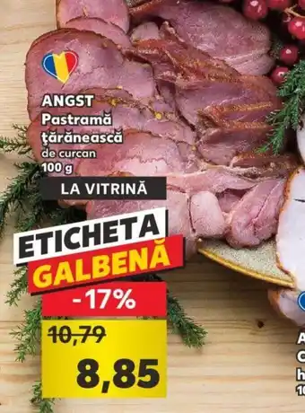 Kaufland Angst Pastramă țărănească de curcan 100 g Ofertă