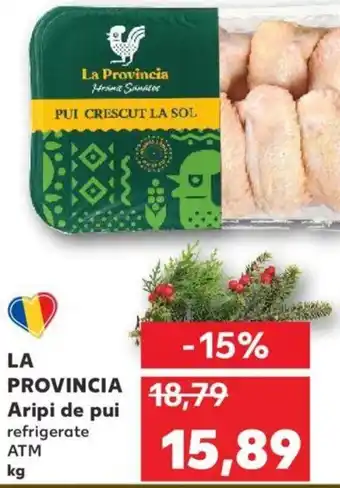 Kaufland La Provincia Aripi de pui refrigerate ATM per kg Ofertă
