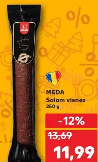 Kaufland Meda Salam vinez 250 g Ofertă