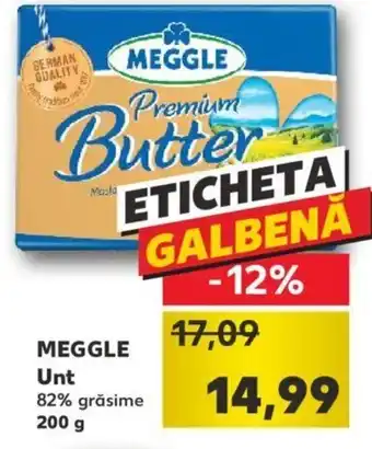 Kaufland Meggle Unt 82% grăsima 200 g Ofertă