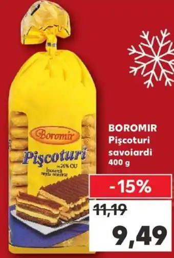 Kaufland Boromir Pișcoturi savoiardi 400 g Ofertă