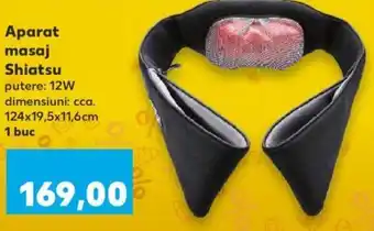 Kaufland Aparat masaj Shiatsu putere: 12W, dimensiuni: cca. 124 x 19,5 x 11,6 cm 1 buc Ofertă